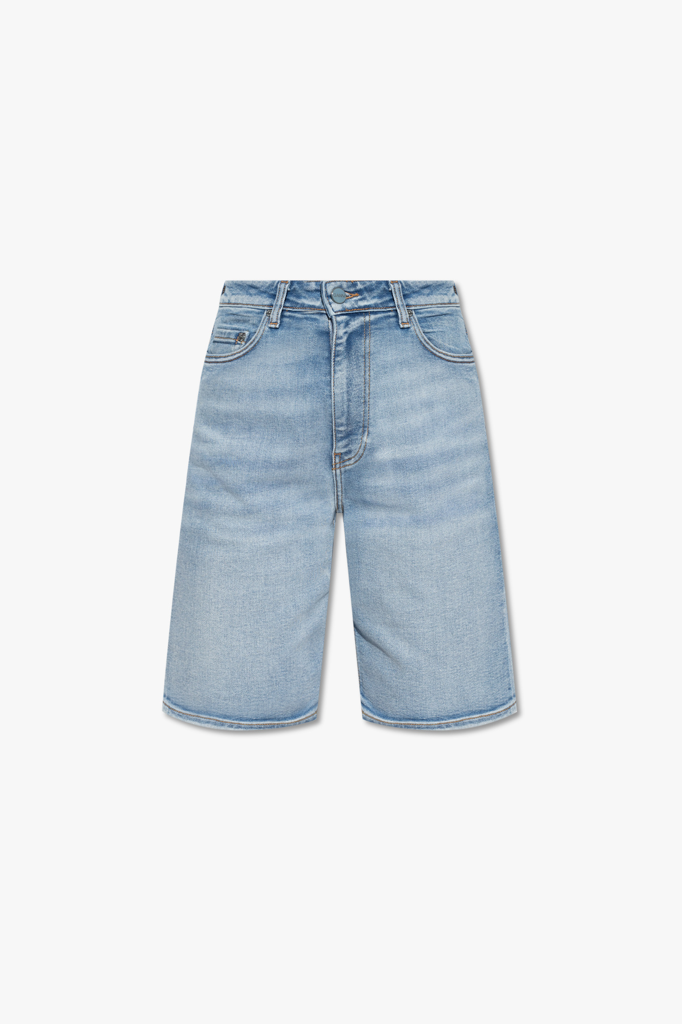 Light blue Denim shorts Ganni Vitkac GB